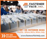 Fastener Fair Italy 2024 Exhibition promotional banner graphic